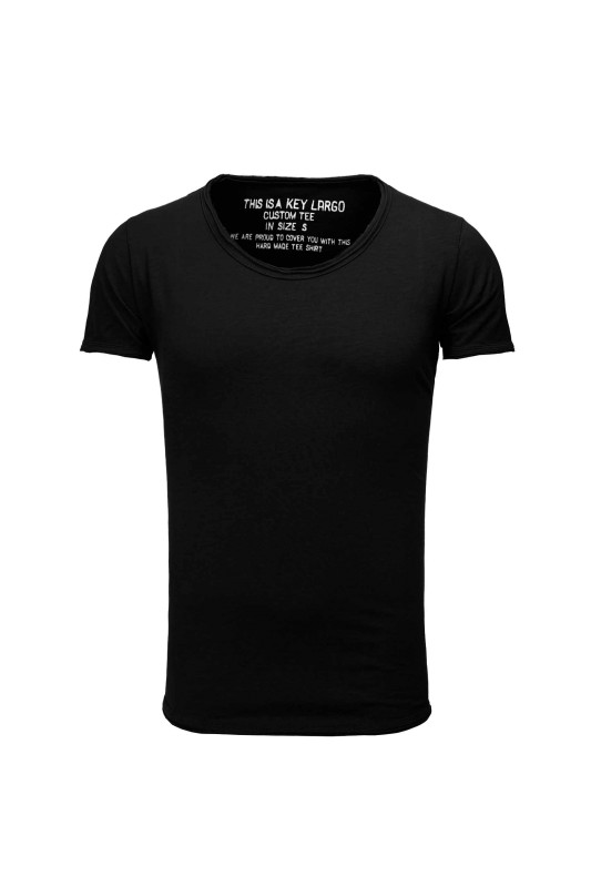 KEY LARGO Herren T-Shirt - &quot;Bread new round black&quot;