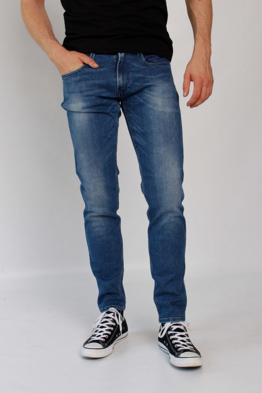 REPLAY Herren Jeans - &quot;Anbass Mid Blue Power Stretch&quot;