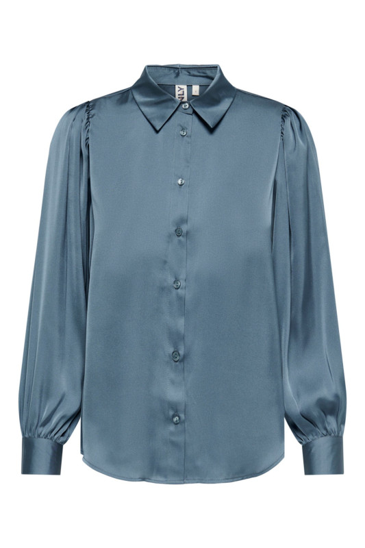 ONLY Damen Bluse - &quot;Zora LS puff shirt blue mirage&quot;
