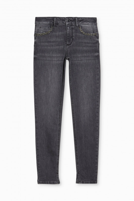 Liu Jo Damen Jeans - &quot;B.UP FABULOUS REG.W.DNM DARK GREY&quot;