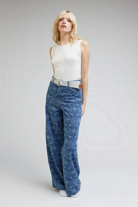 LEE Female-Top Cropped Crew Tank ecru