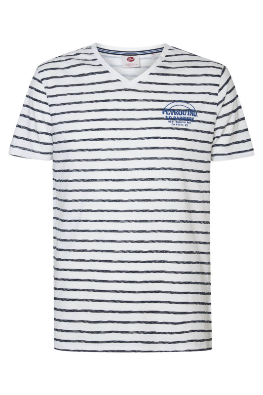PETROL Herren T-Shirt - &quot;Men T-shirt SS V-Neck bright white&quot;