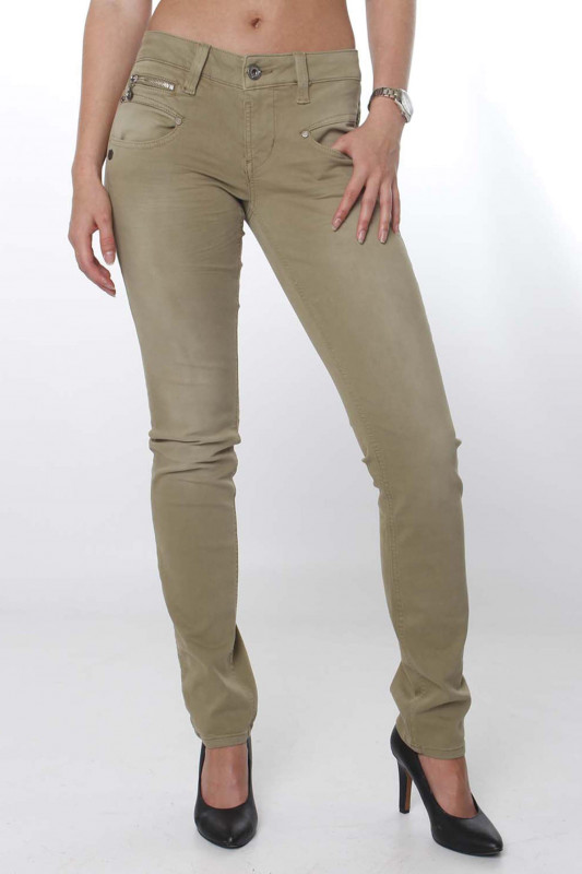 FREEMAN T. PORTER Damen Jeans - &quot;Alexa Slim New Magic deep green&quot;