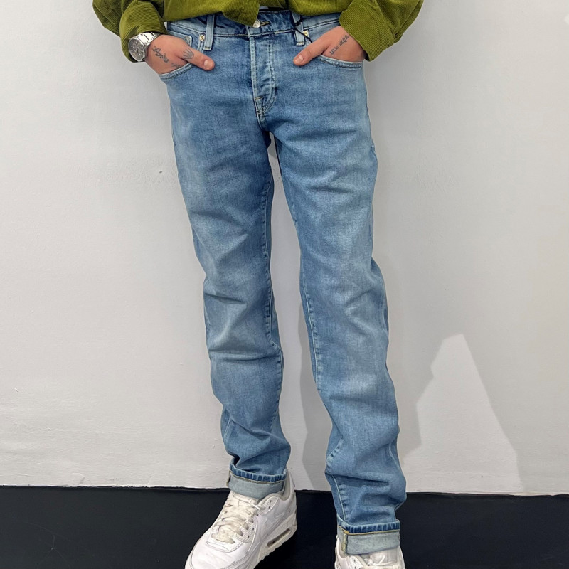 SCOTCH &amp; SODA Herren Jeans - &quot;Essential Ralston- Aqua Blue&quot;