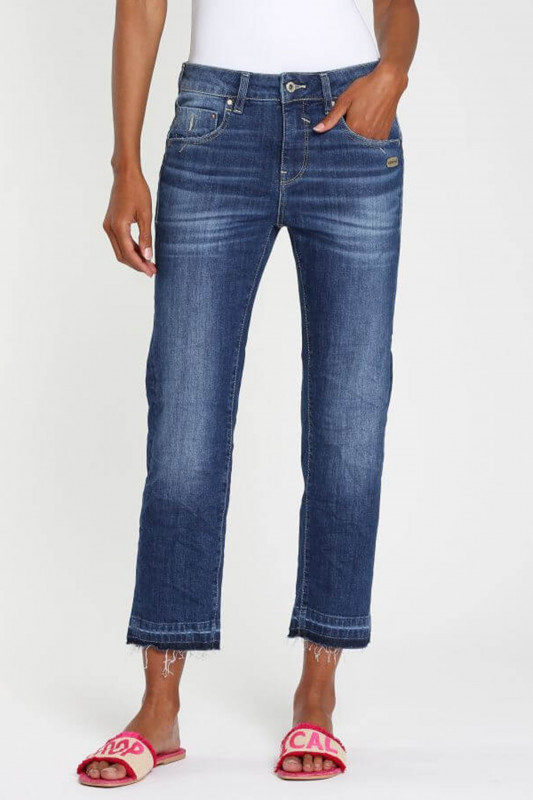 GANG Damen Jeans - &quot;Rubinia cropped straight love washing&quot;
