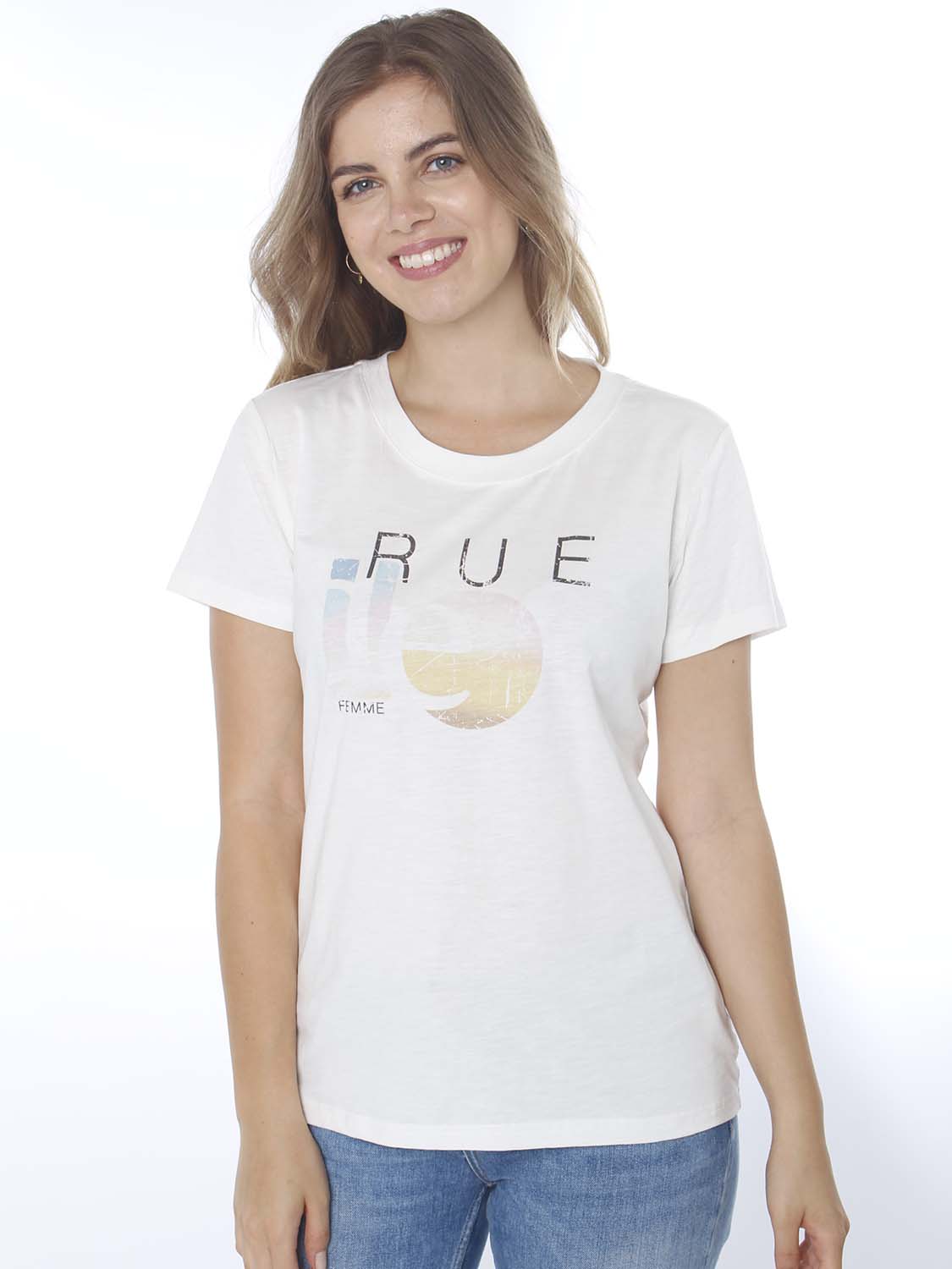 Rue de Femme T-Shirt - "Rue art tee col.2" | Tayler Fashion