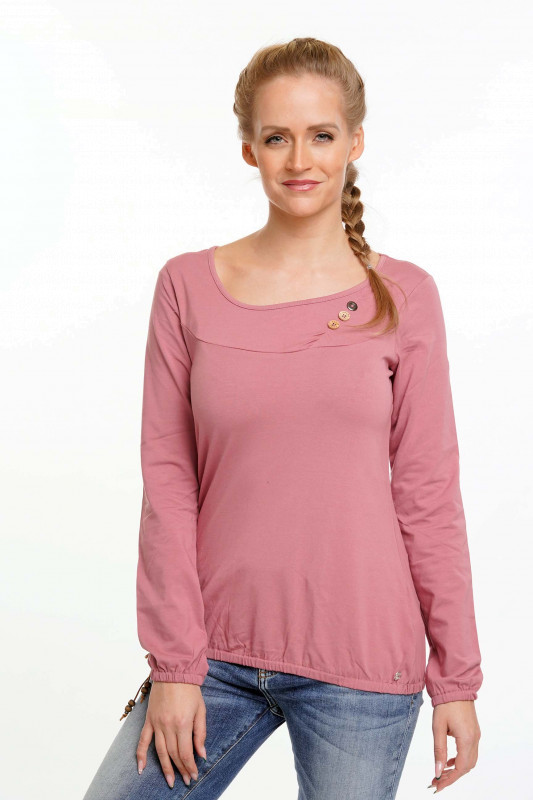 STRANGE Damen Longsleeve - &quot;IRINA Ls rose uni&quot;