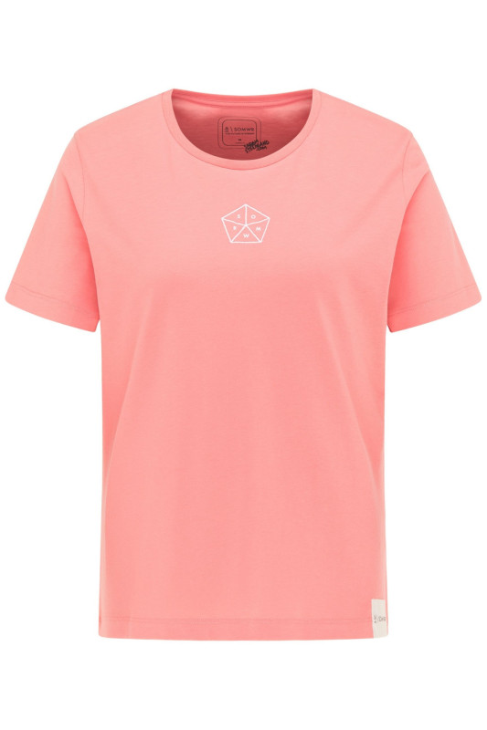 \SOMWR Damen T-Shirt - &quot;The Pentagon Tee pink W-TS-10&quot;