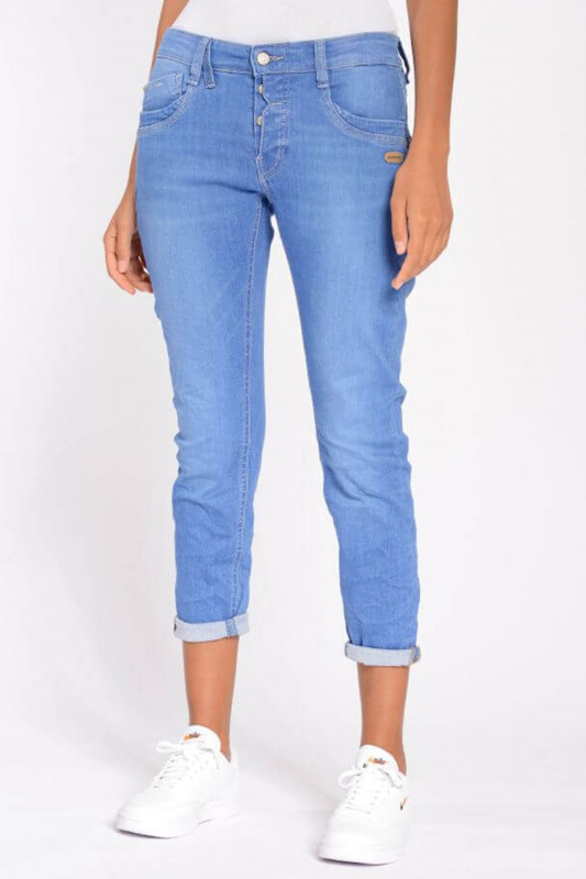 GANG Damen Jeans - &quot;Gerda cropped neon vintage&quot;