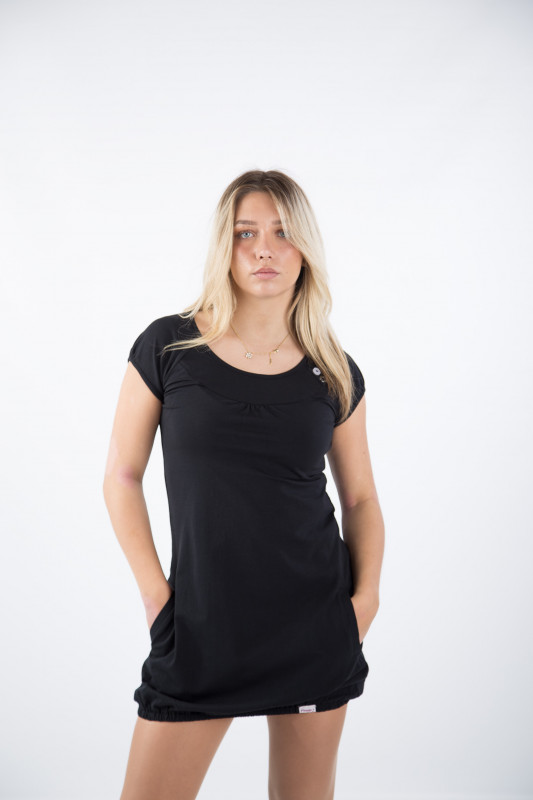 STRANGE Damen Kleid - &quot;Sindy black uni&quot;