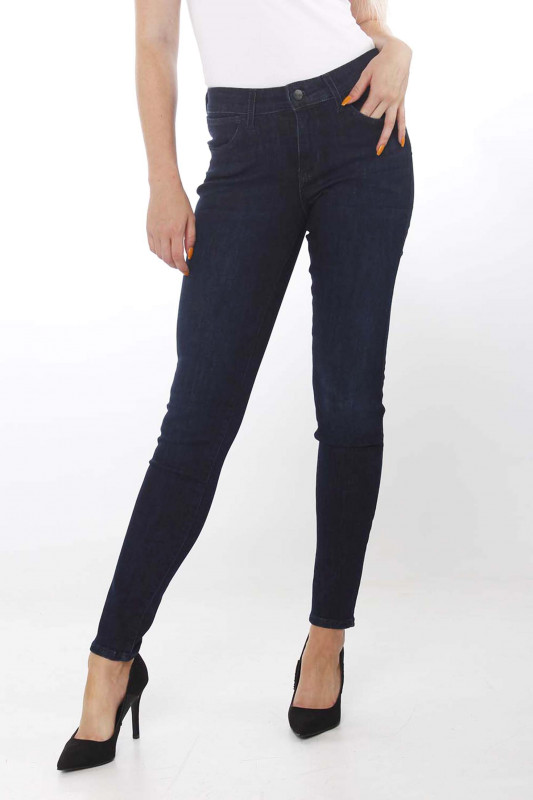 WRANGLER Damen Jeans - &quot;Skinny tainted blue&quot;