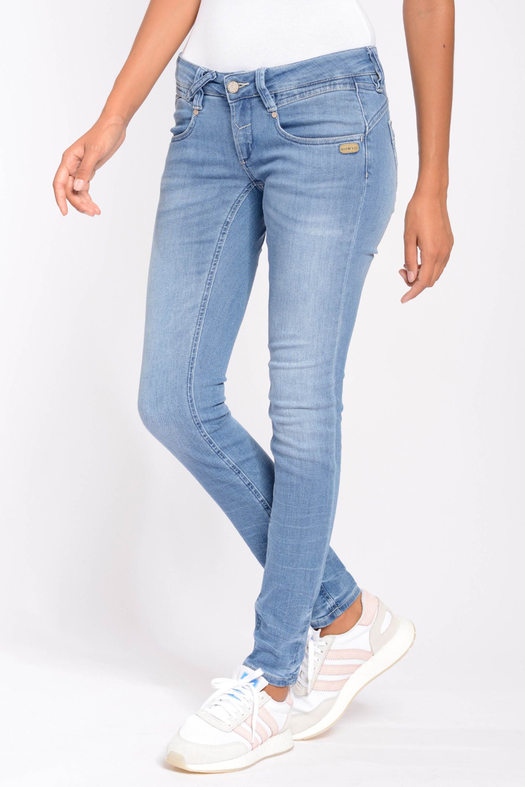GANG Damen Jeans Denim Nena Fashion Tayler down fit vintage truly | skinny