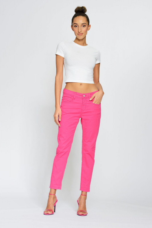 GANG Damen Jeans - &quot;Amelie cropped pink fuxia&quot;