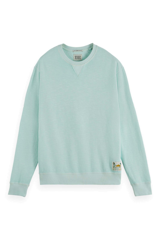 SCOTCH &amp; SODA Herren Sweater - &quot;Garment Dye Structured Sweatshirt&quot;