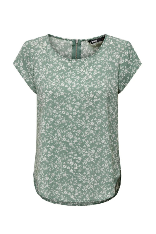ONLY Damen T-Shirt - &quot;Vic S/S aop top lily pad flower&quot;
