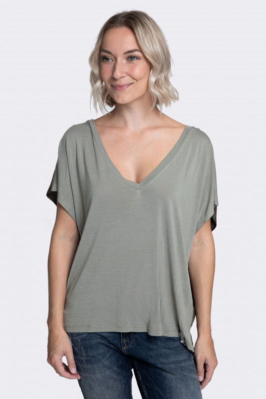 ZHRILL Damen T-Shirt - &quot;Skyla Olive T8234&quot;