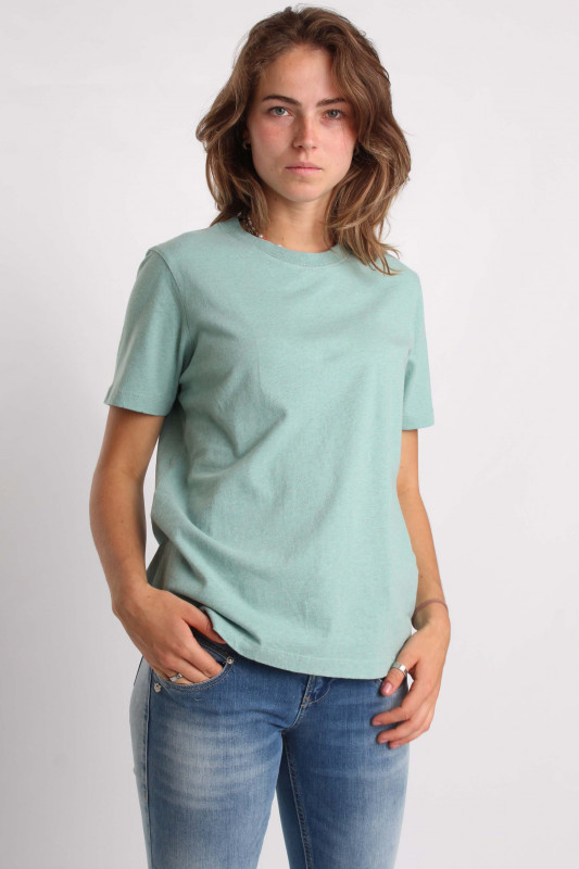 SUPERDRY Damen T-Shirt- &quot;SUPERDRY VINTAGE LOGO EMB TEE Sage Marl&quot;