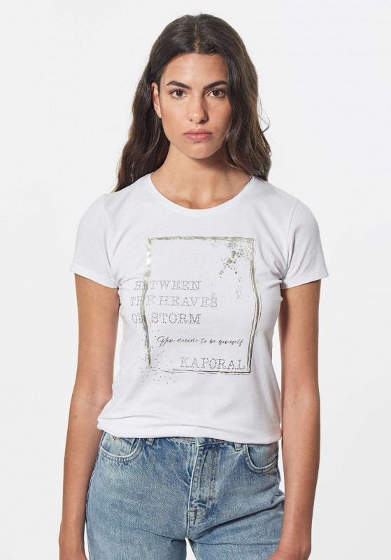 KAPORAL Damen T-Shirt - &quot;Fete white&quot;