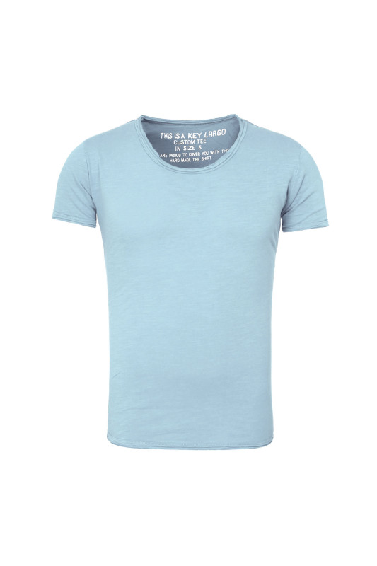 KEY LARGO Herren T-Shirt - &quot;MT BREAD NEW round steel blue&quot;