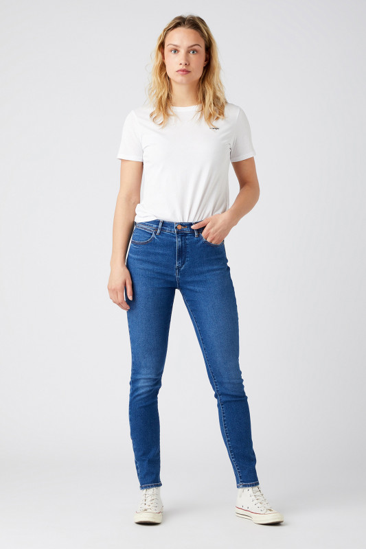 WRANGLER Damen Jeans - &quot;High Rise Skinny Camellia stone&quot;