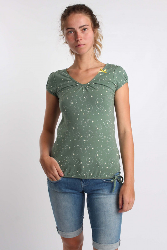 STRANGE Damen T-Shirt - &quot;ILI 3 SS fir green / bees&quot;