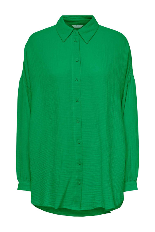 ONLY Damen Bluse - &quot;Thyra Oversized Shirt kelly green&quot;