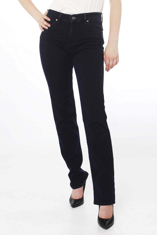 WRANGLER Damen Jeans - &quot;Straight blue black&quot;