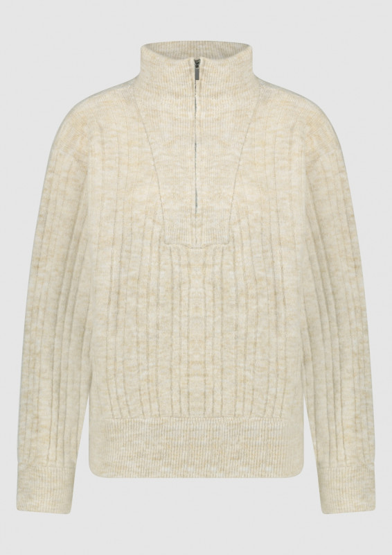 CIRCLE OF TRUST Damen Strickpullover - &quot;Pearl knit maccachino melange&quot;