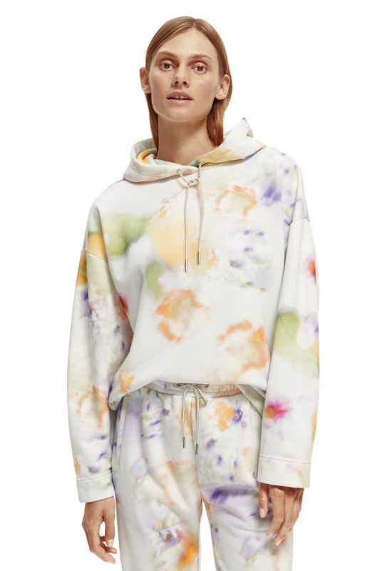 SCOTCH &amp; SODA Damen Sweater - &quot;ALL OVER PRINT HOODIE MOTION P&quot;