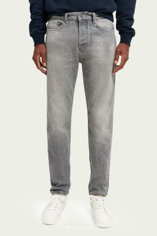 SCOTCH &amp; SODA Herren Jeans - &quot;The Drop regular fit tapered jeans arctic&quot;
